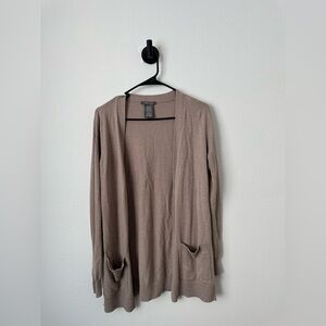 Matty M Beige Knit Cardigan